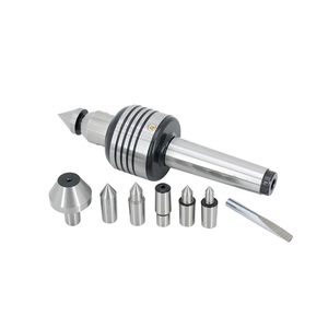 Set Pusat Langsung Morse Lathe Dengan Petua Antara Boleh Tukar